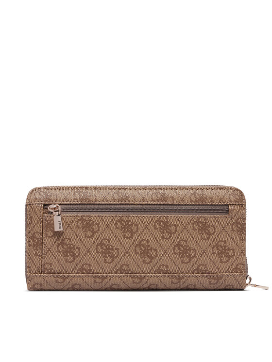 Guess Guess Портфейл Yvonne Logo Slg SWSG23 78146 Кафяв
