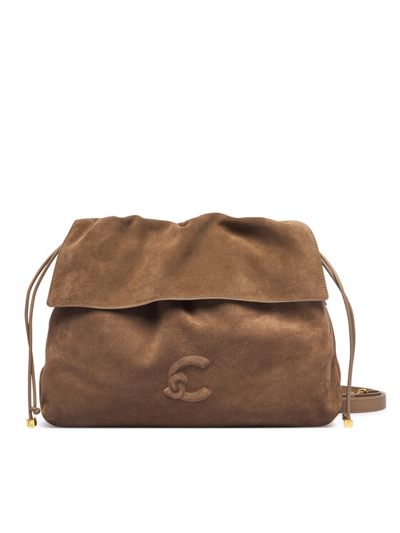 Coccinelle Ročna torba V9G Coccinellelidia Suede Bim E1 V9G 13 03 01 Temno bež