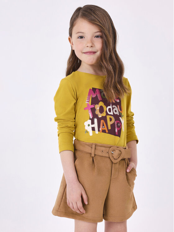 Mayoral Mayoral Majica 4.015 Žuta Regular Fit