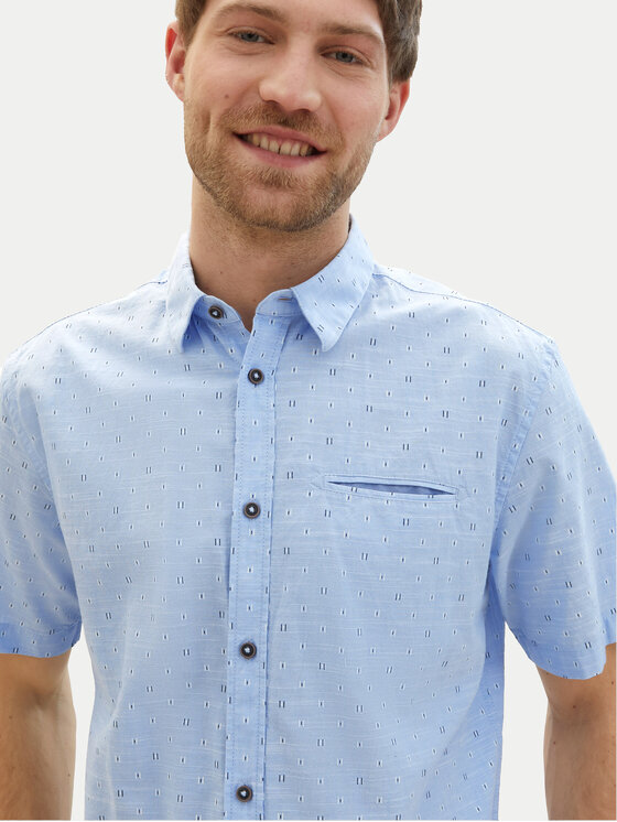 Tom Tailor Tom Tailor Πουκάμισο 1040138 Μπλε Regular Fit