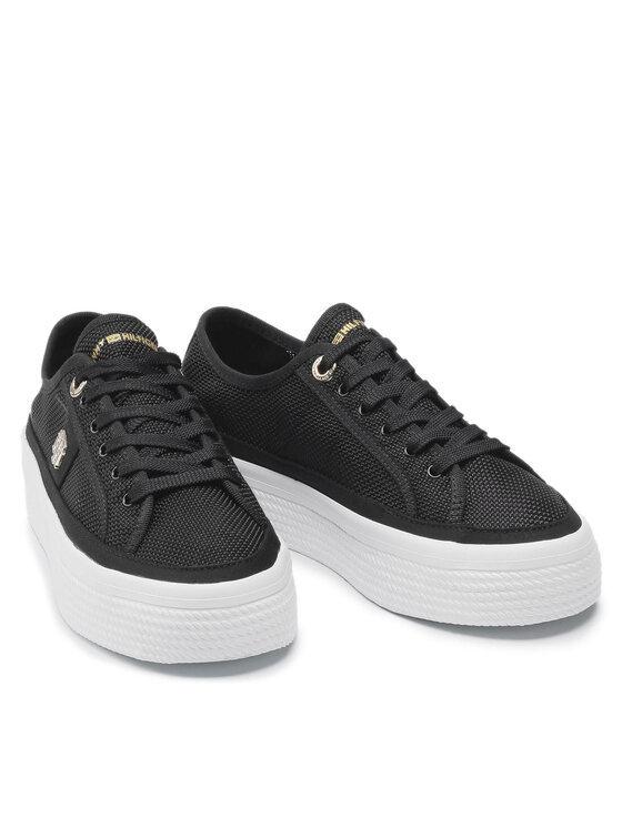 Tommy Hilfiger Tommy Hilfiger Сникърси Mesh Vulc Sneaker FW0FW05793 Черен