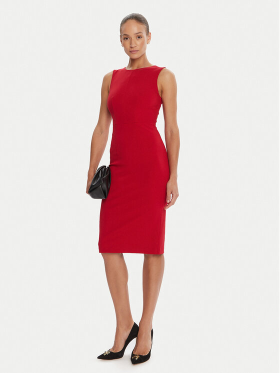 Marciano Guess Marciano Guess Kokteilinė suknelė 5YGK30 7160A Raudona Slim Fit