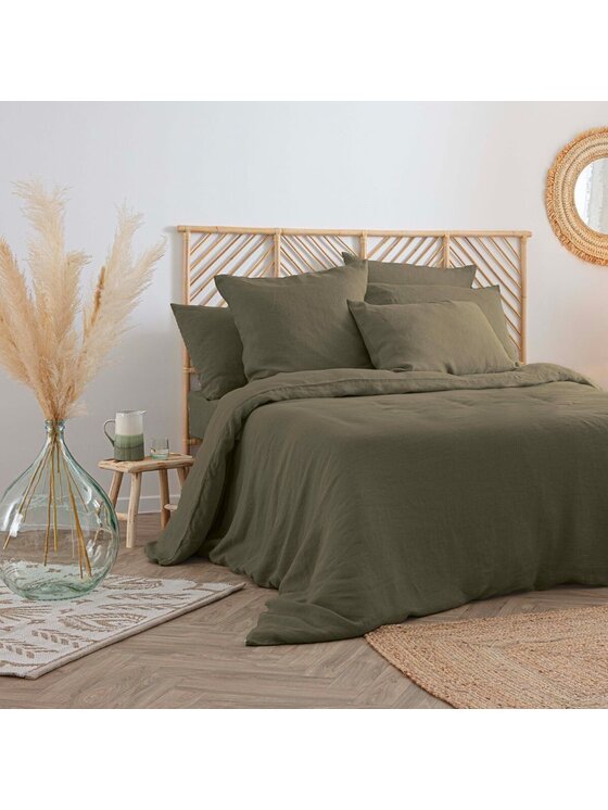 MIAhome MIAhome Dekoracja ścienna Wezgłowie zagłówek do łóżka rattan 165 cm Beżowy