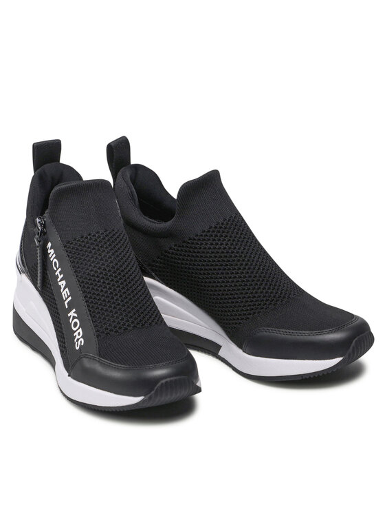 MICHAEL Michael Kors MICHAEL Michael Kors Laisvalaikio batai Willis Wedge Trainer 43S2WIFS1D Juoda