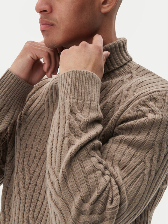 Matinique Matinique Гольф Roll 30207484 Коричневий Regular Fit
