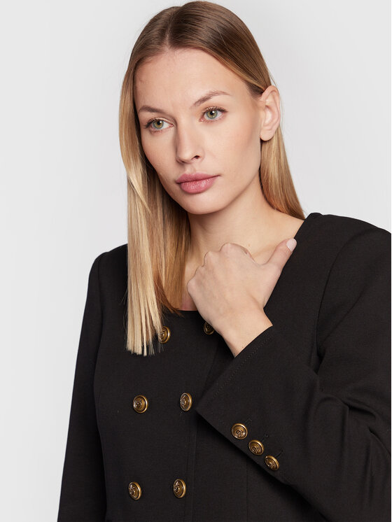 PINKO Pinko Marynarka Eugenia 1G1890 1739 Czarny Slim Fit