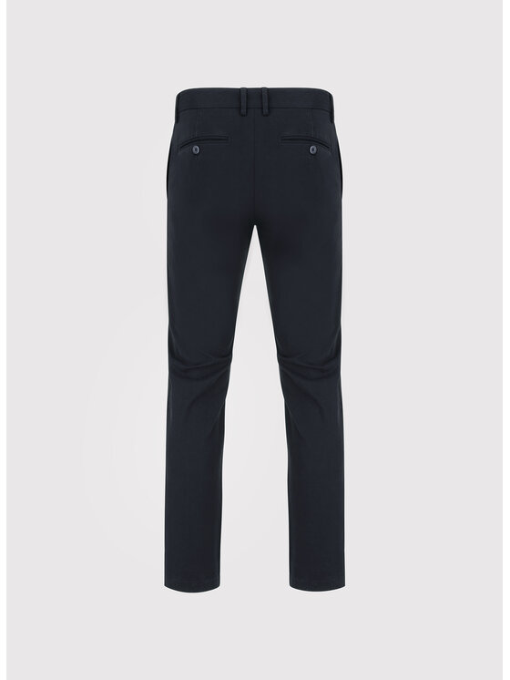 Pako Lorente Pako Lorente Chinosy P26WB-WX-002 Granatowy Slim Fit