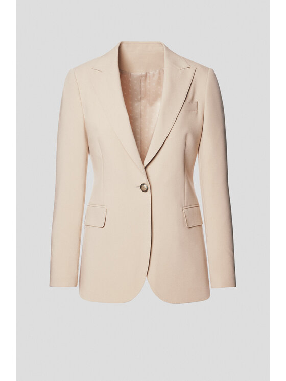 Lancerto Lancerto Marynarka Albana MA073125000004 Beżowy Slim Fit