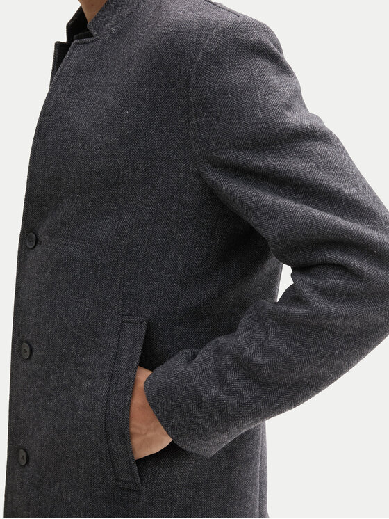 Tom Tailor Denim Tom Tailor Denim Übergangsmantel 1042405 Grau Regular Fit