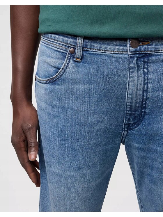 Wrangler Wrangler Jeansy Larston Niebieski Slim Fit