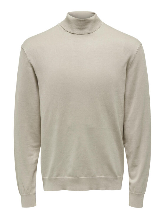Only & Sons Only & Sons Rolák 22020879 Béžová Regular Fit