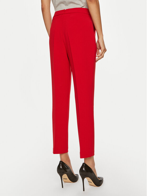 PINKO Pinko Spodnie materiałowe Parano 102861 A20Q Czerwony Regular Fit