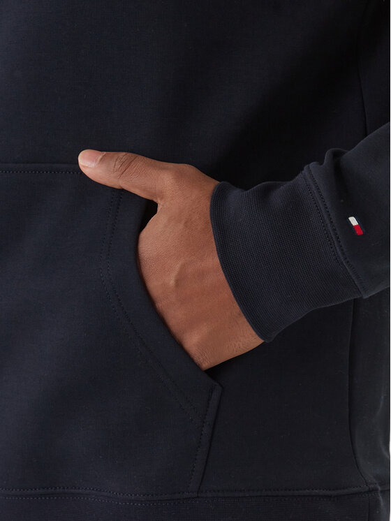 Tommy Hilfiger Tommy Hilfiger Pulóver Icon Intechno MW0MW42528 Sötétkék Regular Fit