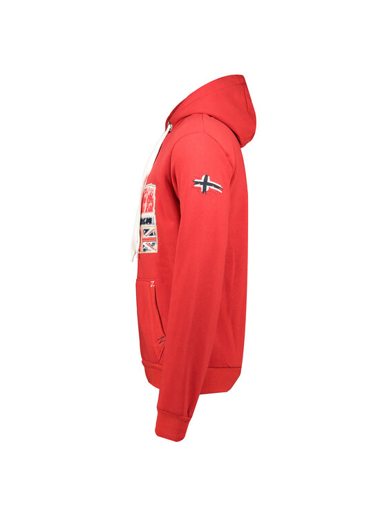 Geographical Norway Geographical Norway Bluza WT1874H/GN-RED Czerwony Reglan Fit