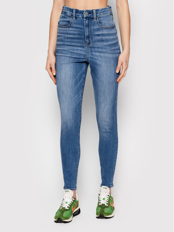 American Eagle Jeans hlače 043-3439-2357 Modra Slim Fit