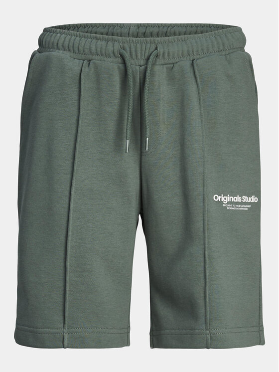 Jack&Jones Junior Športové kraťasy Vesterbro 12254196 Zelená Loose Fit