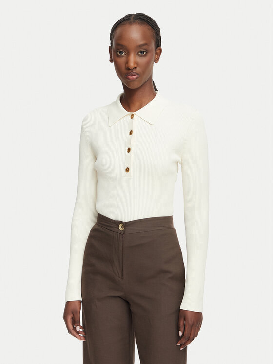 MICHAEL Michael Kors MICHAEL Michael Kors Pullover MR661ER5ZV Creme Slim Fit
