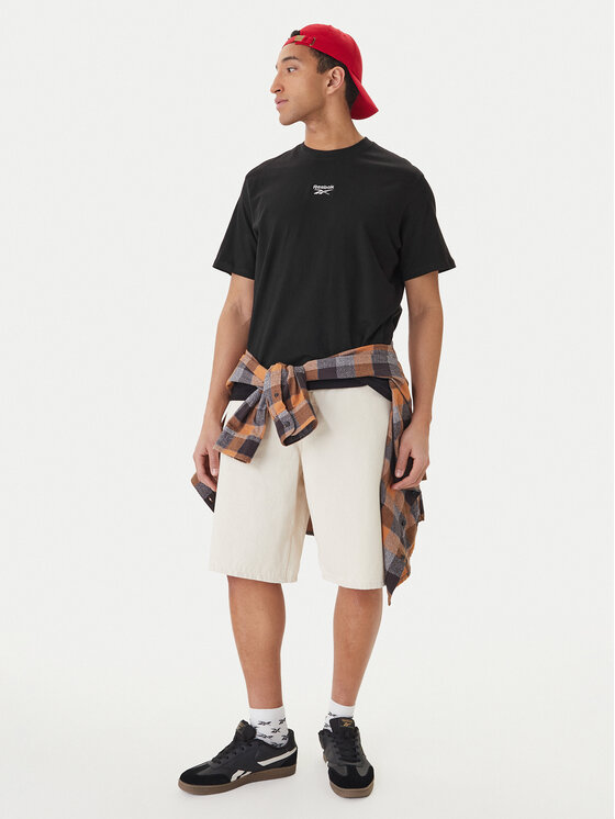 Reebok Reebok Marškinėliai Branagan RK25561CCM Juoda Regular Fit