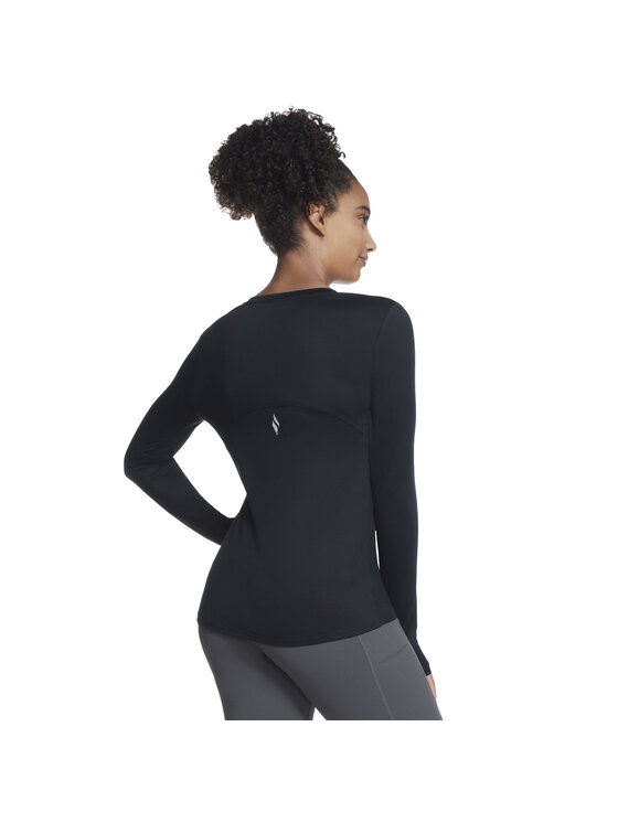 Skechers Skechers Longsleeve Skechers Go Dri Swift Long Sleeve Nero Regular Fit