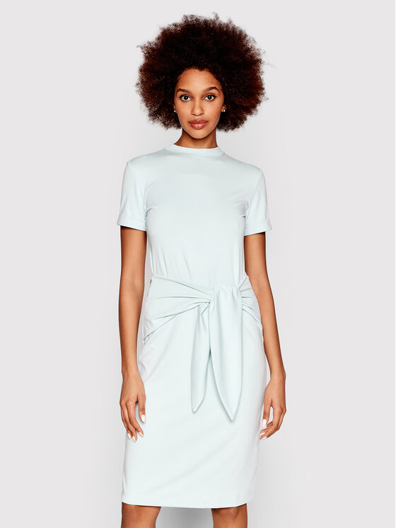 Guess Kleid für den Alltag Zaira W2GK53 KA2O2 Blau Regular Fit | Modivo.de