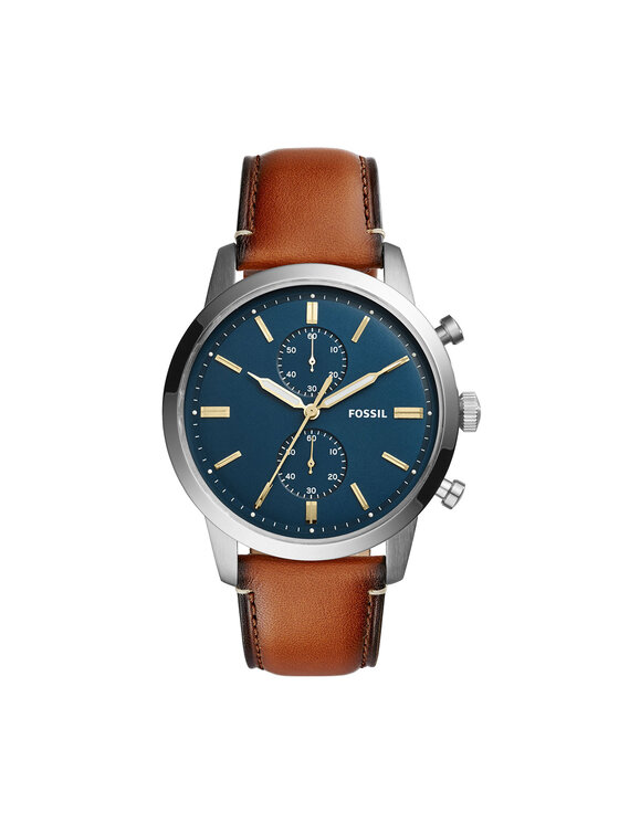 Fossil Fossil Zegarek Townsman FS5279 Brązowy