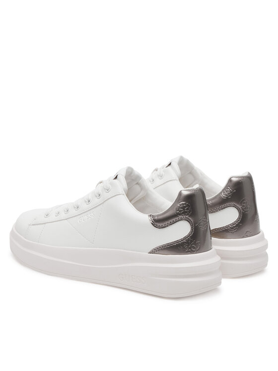 Guess Guess Сникърси FLJBIN LEA12 Бял
