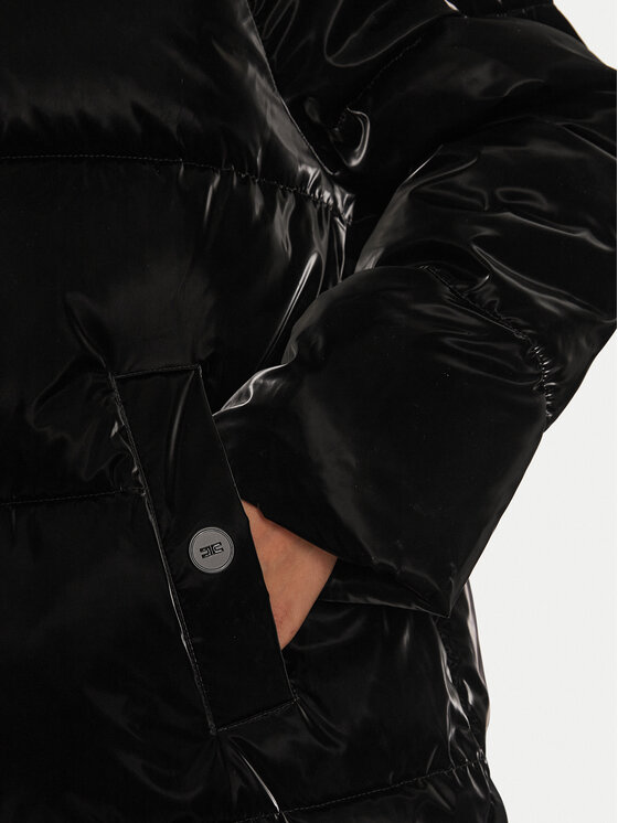 Elisabetta Franchi Elisabetta Franchi Winterjacke PI-79Z-46E2-V650 Schwarz Regular Fit