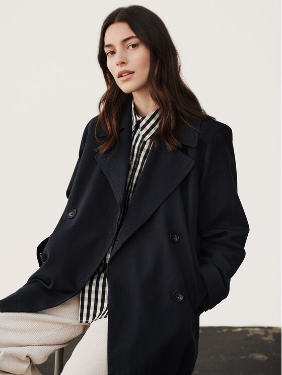Cappotto di transizione Sif 30307350 Blu scuro