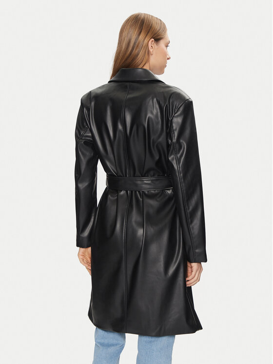 ONLY ONLY Płaszcz przejściowy Bina 15326827 Czarny Regular Fit