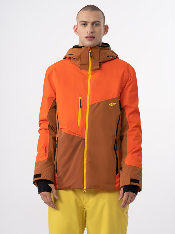 4F 4F Μπουφάν για σκι 4FAW23TTJAM286 Καφέ Regular Fit