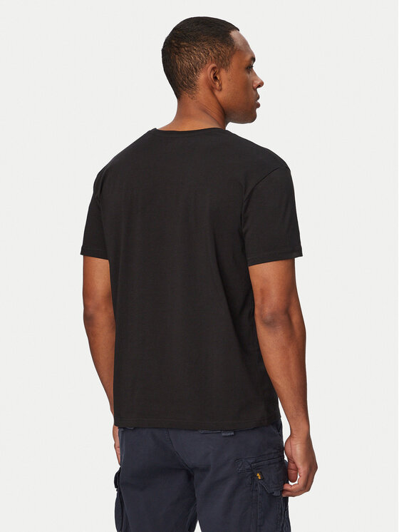 Alpha Industries Alpha Industries T-Shirt Basic Effect 100501EP Černá Regular Fit