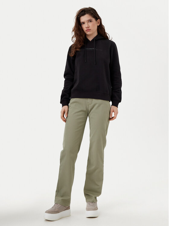 Calvin Klein Jeans Calvin Klein Jeans Mikina Institutional Graphic J20J225494 Čierna Regular Fit
