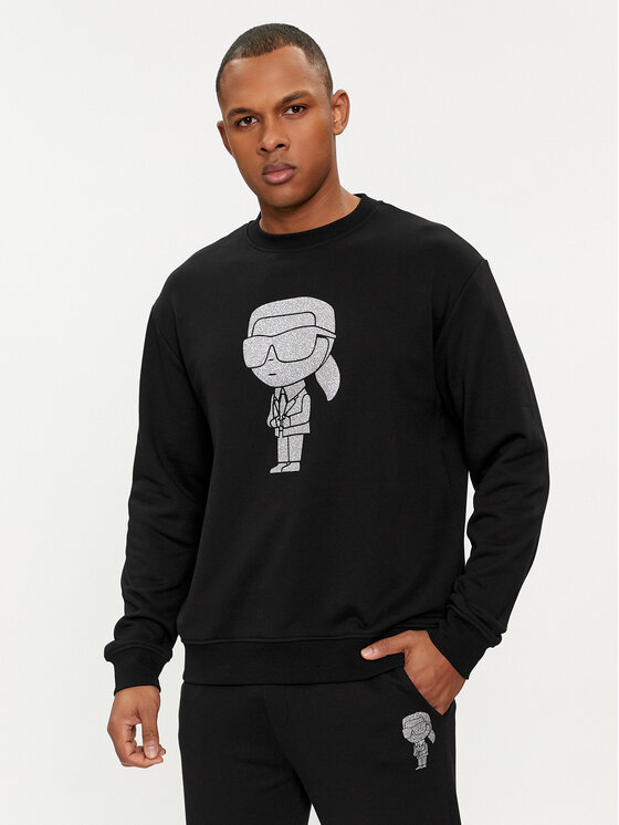 KARL LAGERFELD KARL LAGERFELD Bluză 705430 542941 Negru Regular Fit