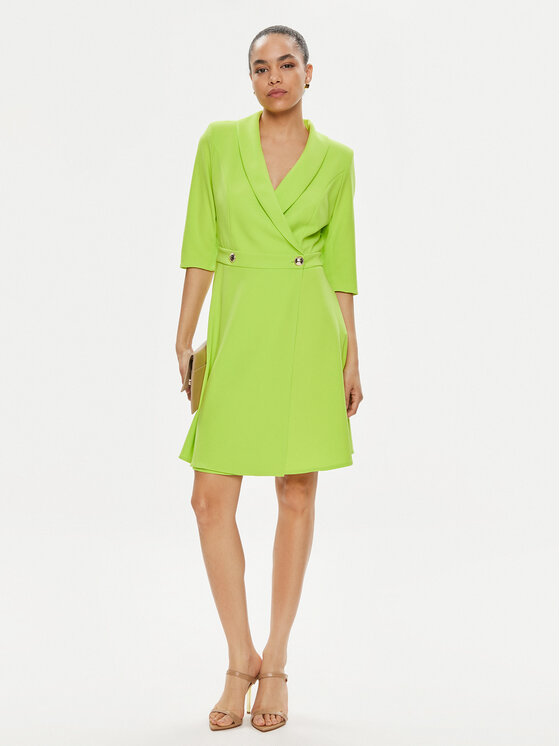 Rinascimento Rinascimento Coctailkleid CFC0118280003 Grün Regular Fit