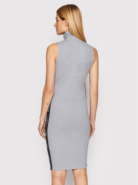 Vestito da giorno DP9D4253 Grigio Slim Fit