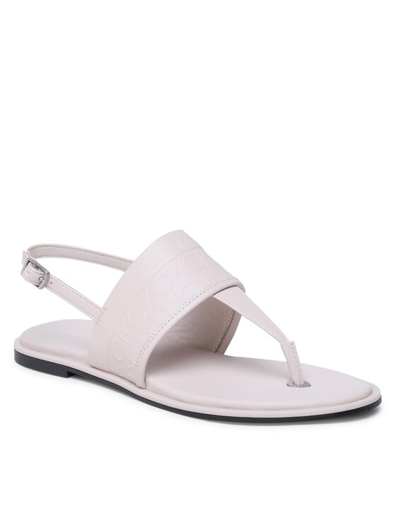 Calvin Klein Calvin Klein Sandalen Almond Tp Sandal HW0HW01536 Écru