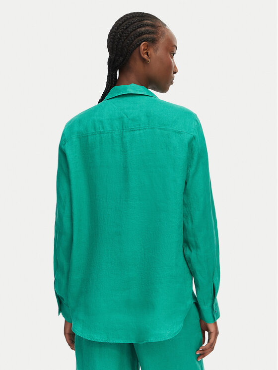 Tommy Hilfiger Tommy Hilfiger Särk WW0WW44679 Roheline Relaxed Fit