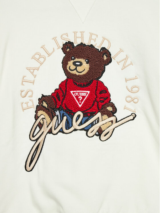 Guess Guess Felpa H4BJ07 KAX73 Beige Regular Fit