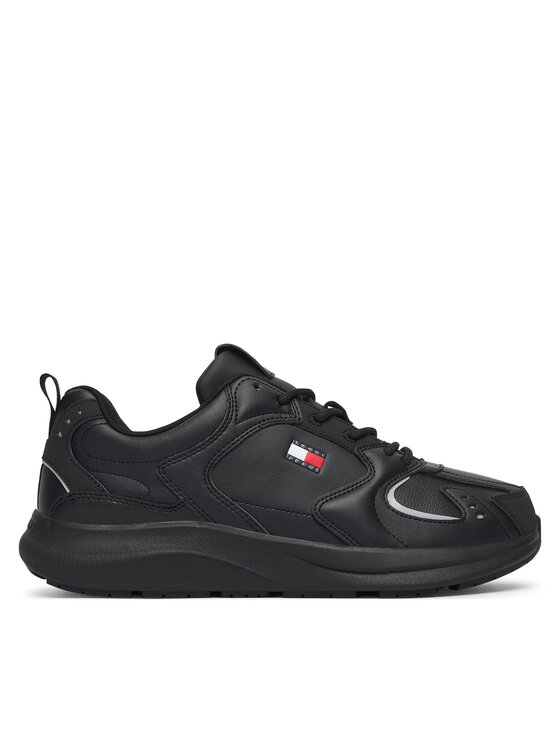 Tommy Jeans Tommy Jeans Αθλητικά Tommy Jeans Lth Runner EM0EM01776 Μαύρο