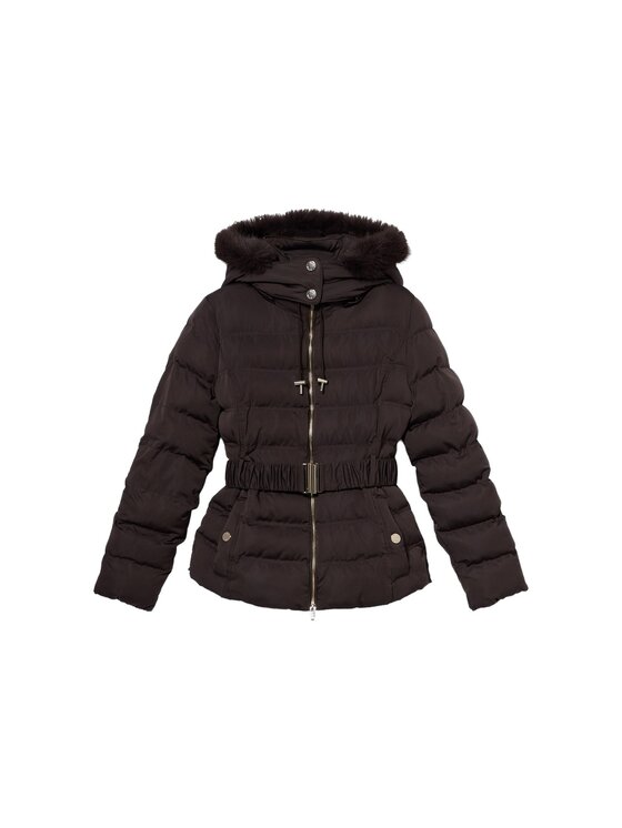 Oltre Oltre Giubbotto piumino F002R001482N032 Marrone Slim Fit