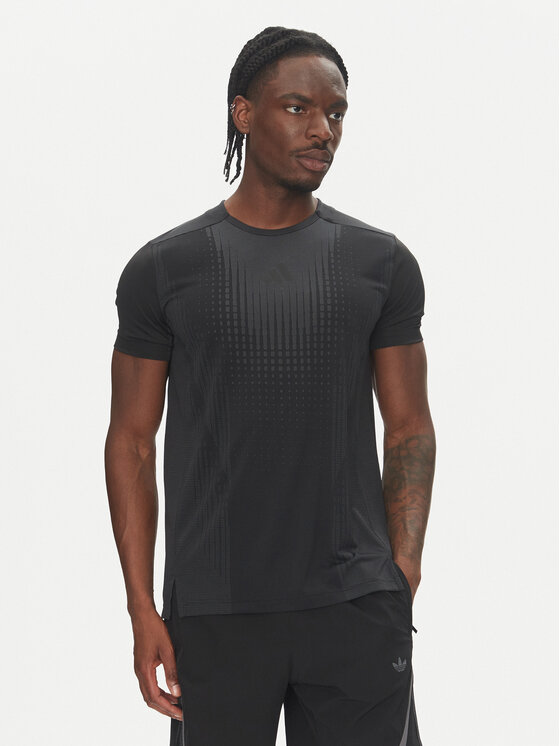 adidas adidas Technikai póló Airchill JI8196 Fekete Slim Fit