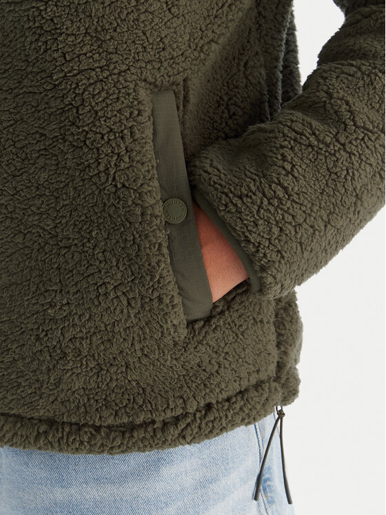 Hunter Hunter Fleecejacke Tiorga HARW0016252 Grün Regular Fit