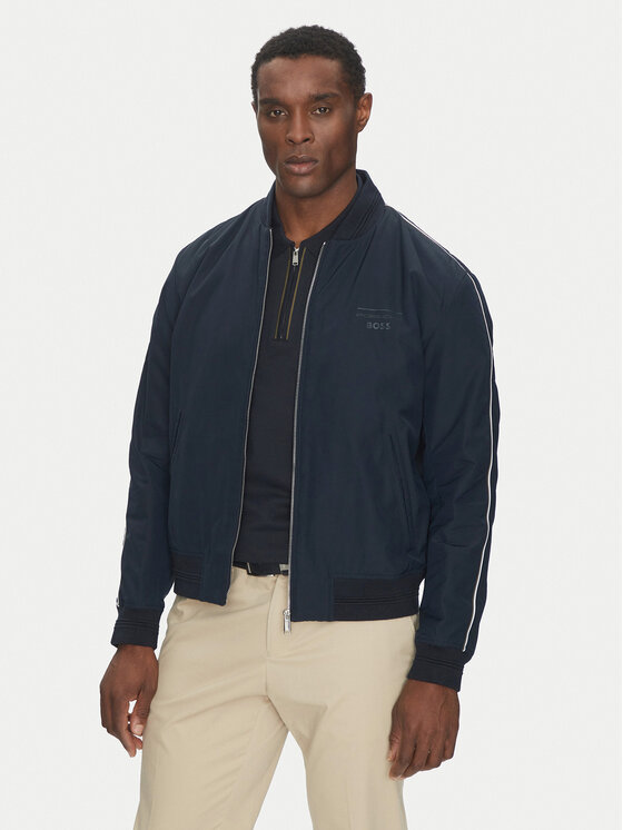 BOSS BOSS Geacă bomber Coltar_PS 50532471 Bleumarin Regular Fit