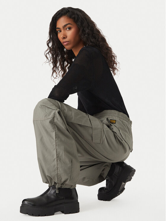 G-Star Raw G-Star Raw Hlače D29375-D387 Zelena Loose Fit