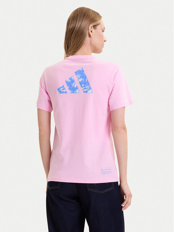 adidas adidas T-Shirt House of Tiro Graphic JV8524 Růžová Regular Fit