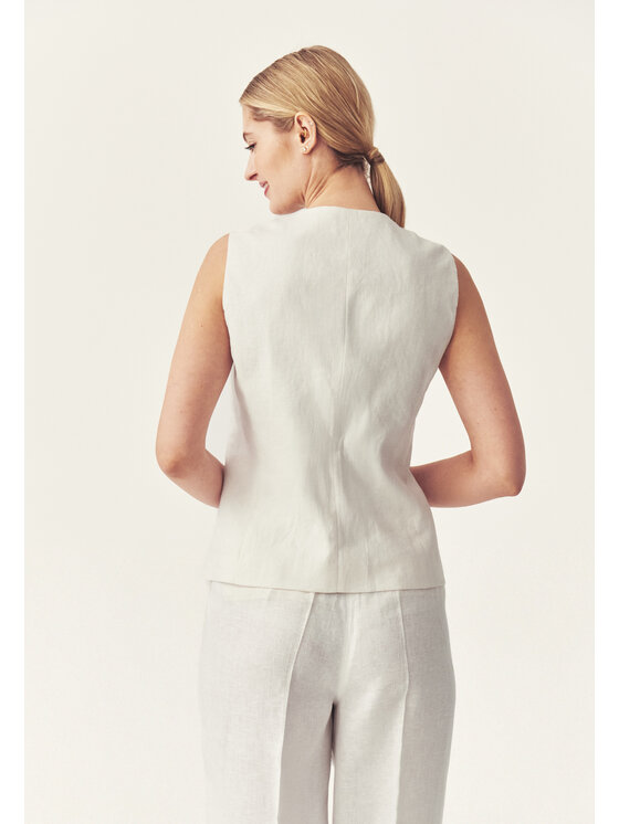 TATUUM TATUUM Vesta LANARETTA Bílá Classic Fit