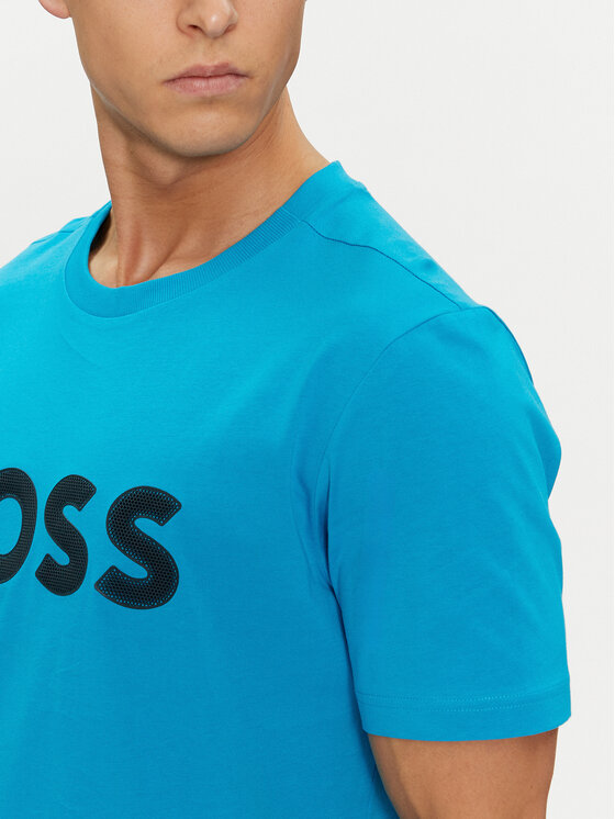 BOSS Boss Tričko 50512866 Modrá Regular Fit