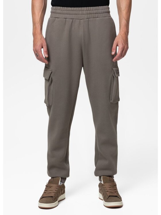 PITBULL PITBULL Spodnie dresowe CYPRESS SPORT Szary Regular Fit