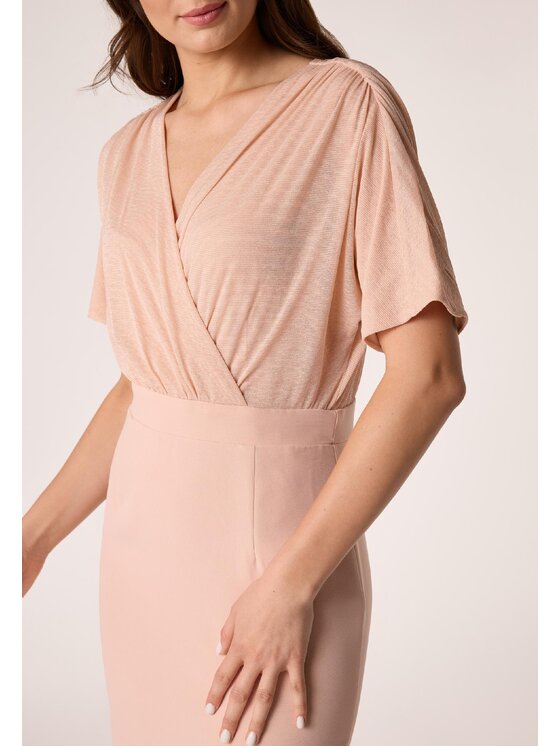 QUIOSQUE QUIOSQUE Každodenné šaty QUIOSQUE 4SH006103 Béžová Regular Fit