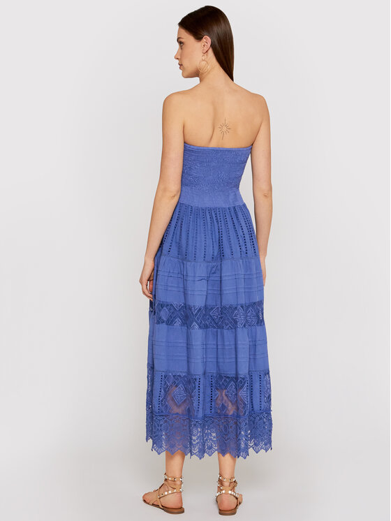 Vestito estivo Gaia IC21 084 Blu Regular Fit